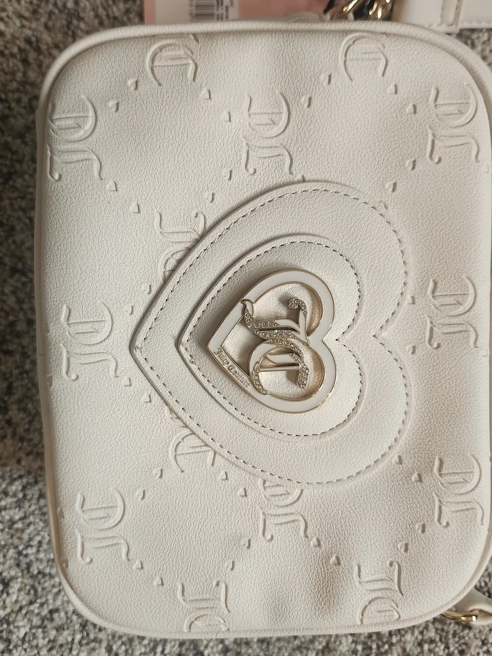White Heart-Emblem Juicy Couture Bag
